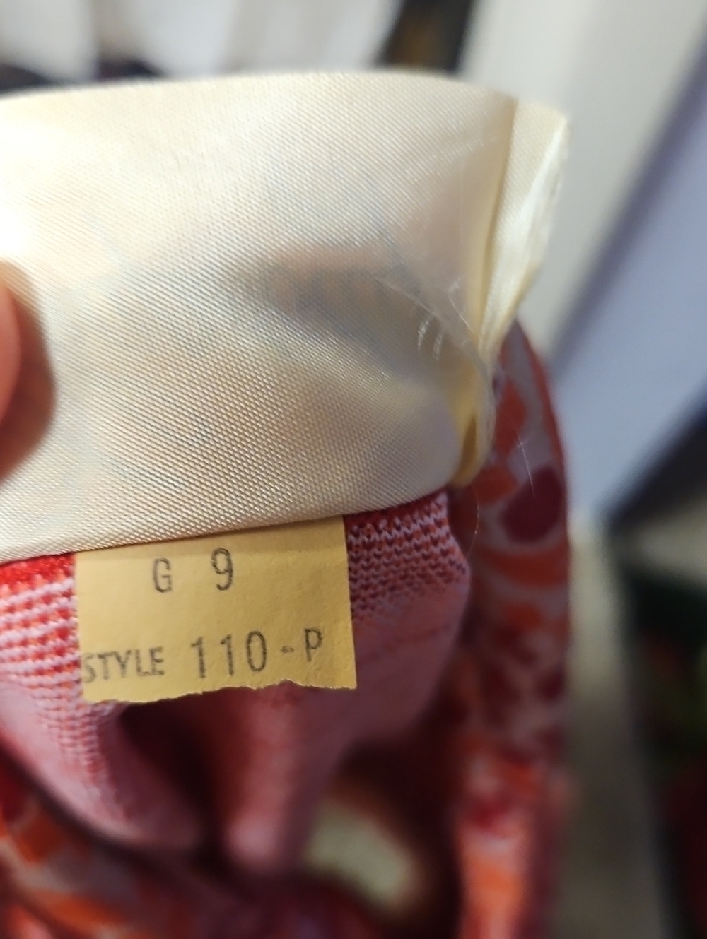 Vtg 70s Belted Blazer Jacket Rhapsody by Glazier Geometric Opt Art Top - Picture 9 of 11